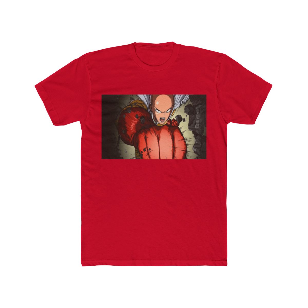 Saitama Delivering Punch T Shirt - One Punch Man