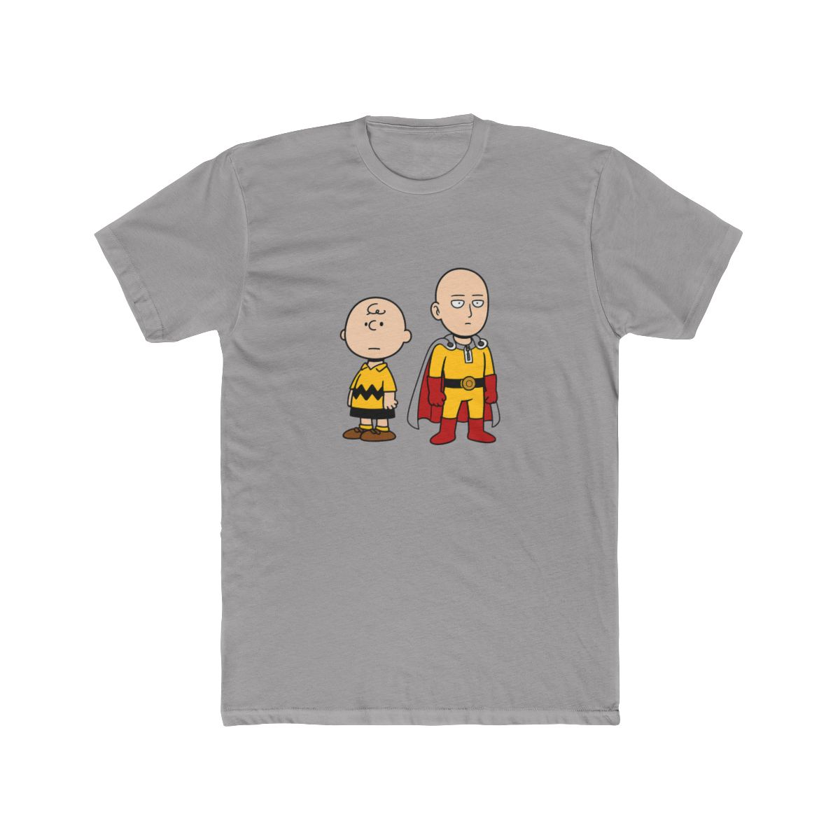 Charlie Brown Saitama Crossover Peanuts T-Shirt - alternate angle 4, merchandise