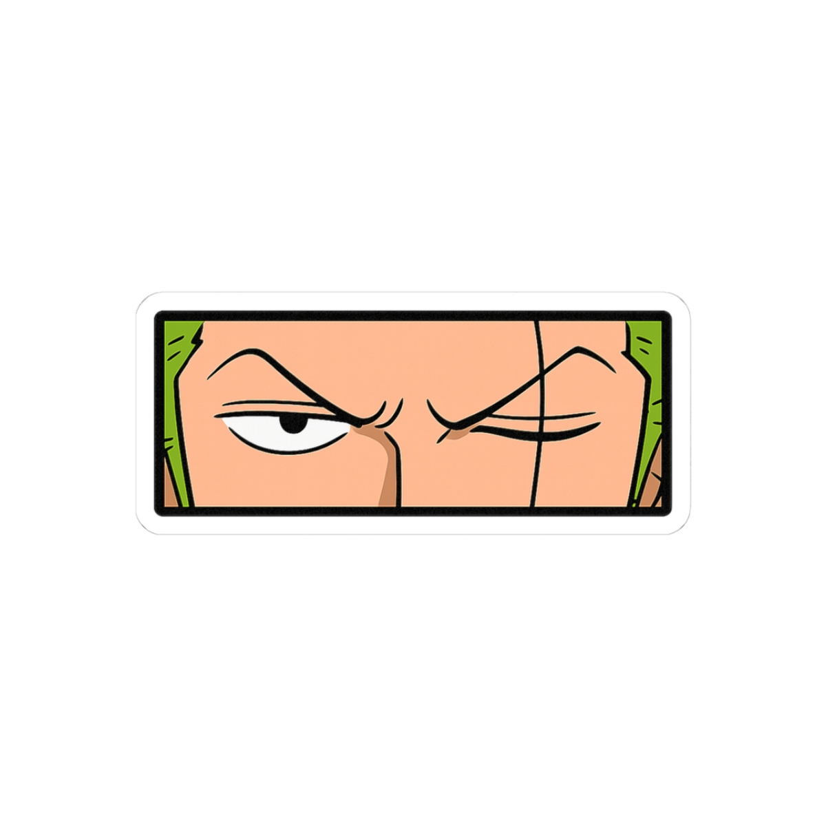 Roronoa Zoro Eyes Anime Sticker - Official stickers merchandise
