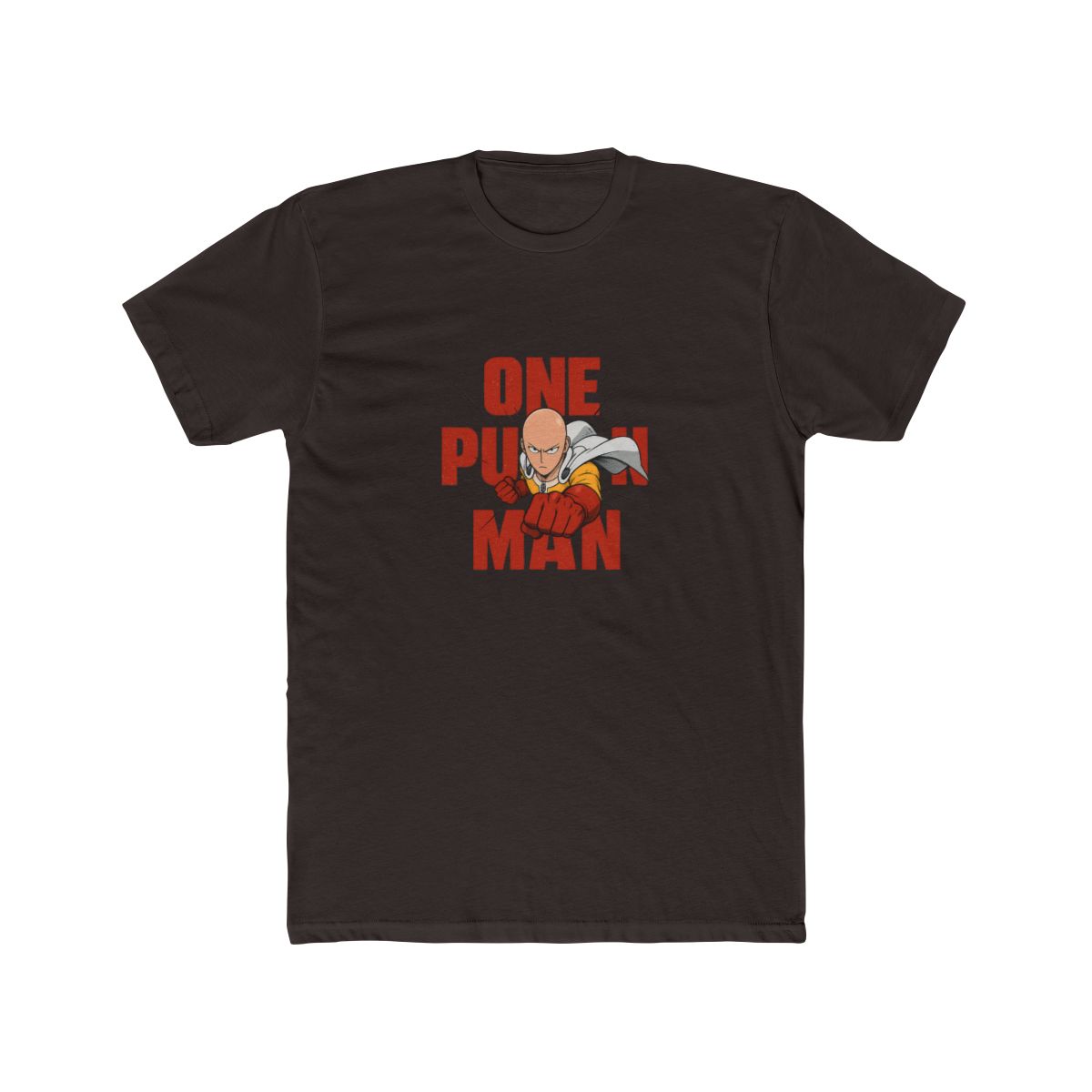 Saitama One Punch Man Punch Pose Anime T-Shirt - alternate angle 2, merchandise