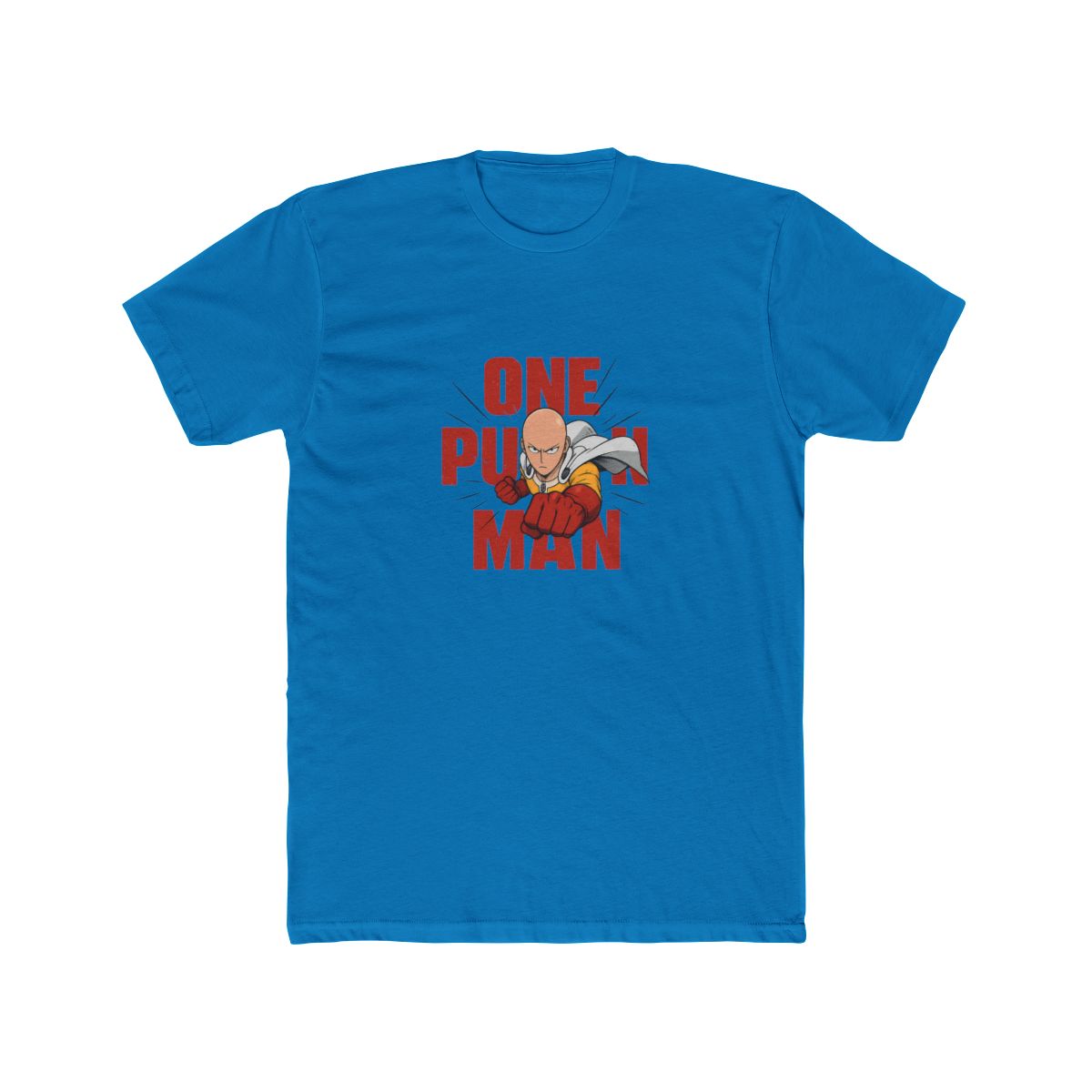 Saitama One Punch Man Punch Pose Anime T-Shirt - alternate angle 5, merchandise