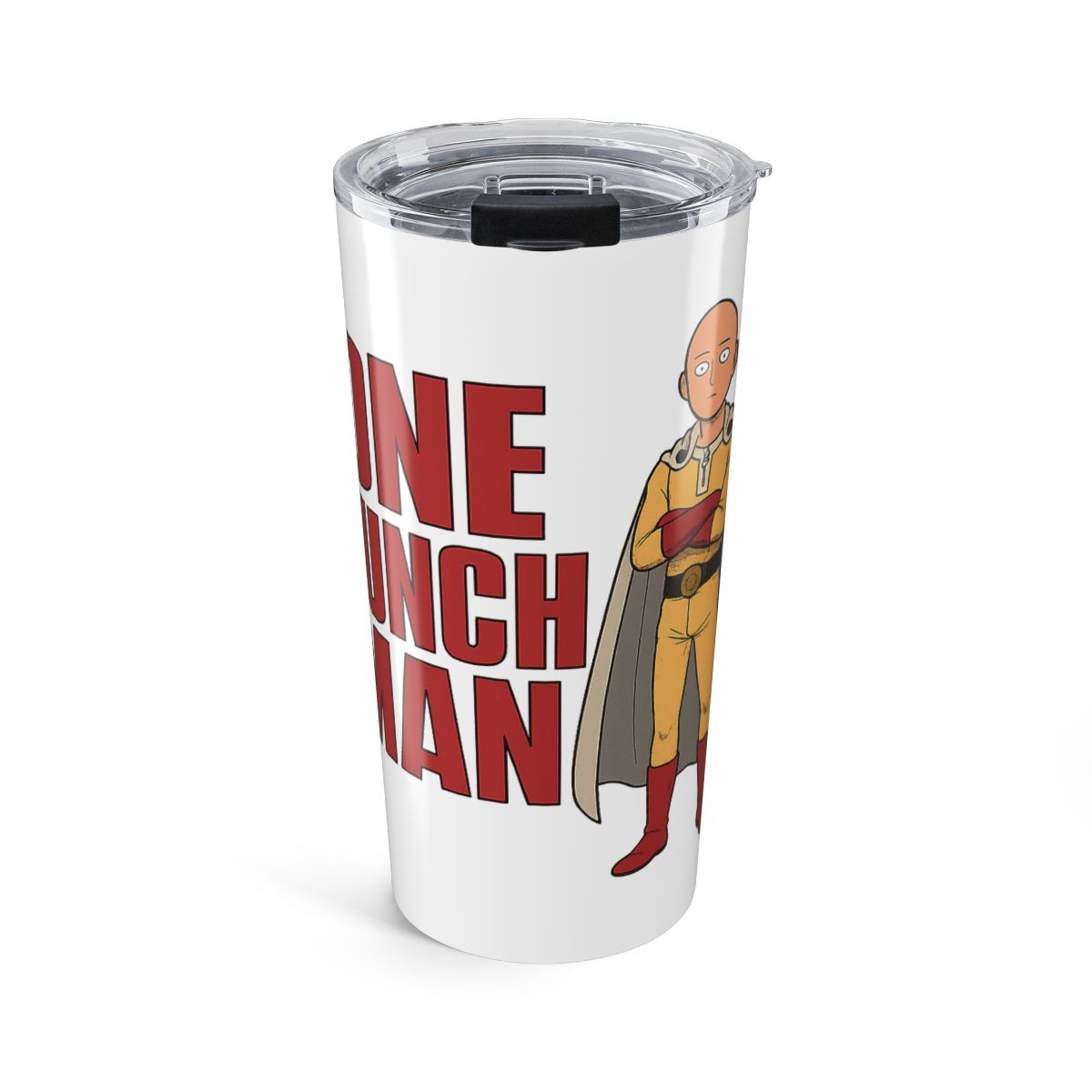 One Punch Man Saitama Hero Travel Tumbler Mug - alternate angle 1, merchandise