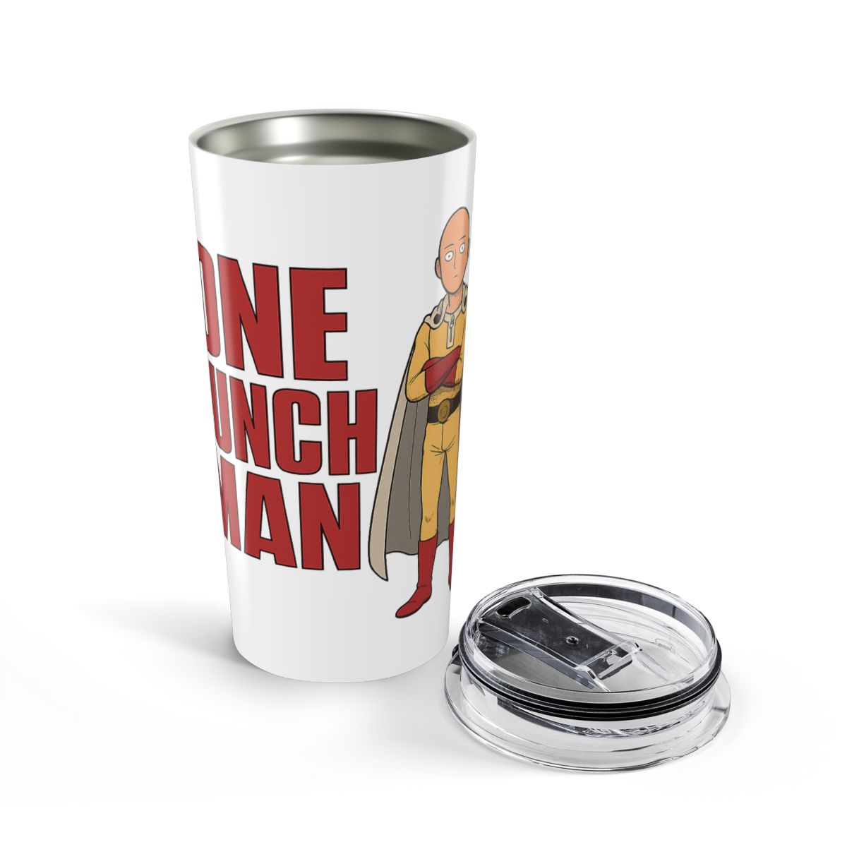 One Punch Man Saitama Hero Travel Tumbler Mug - alternate angle 4, merchandise