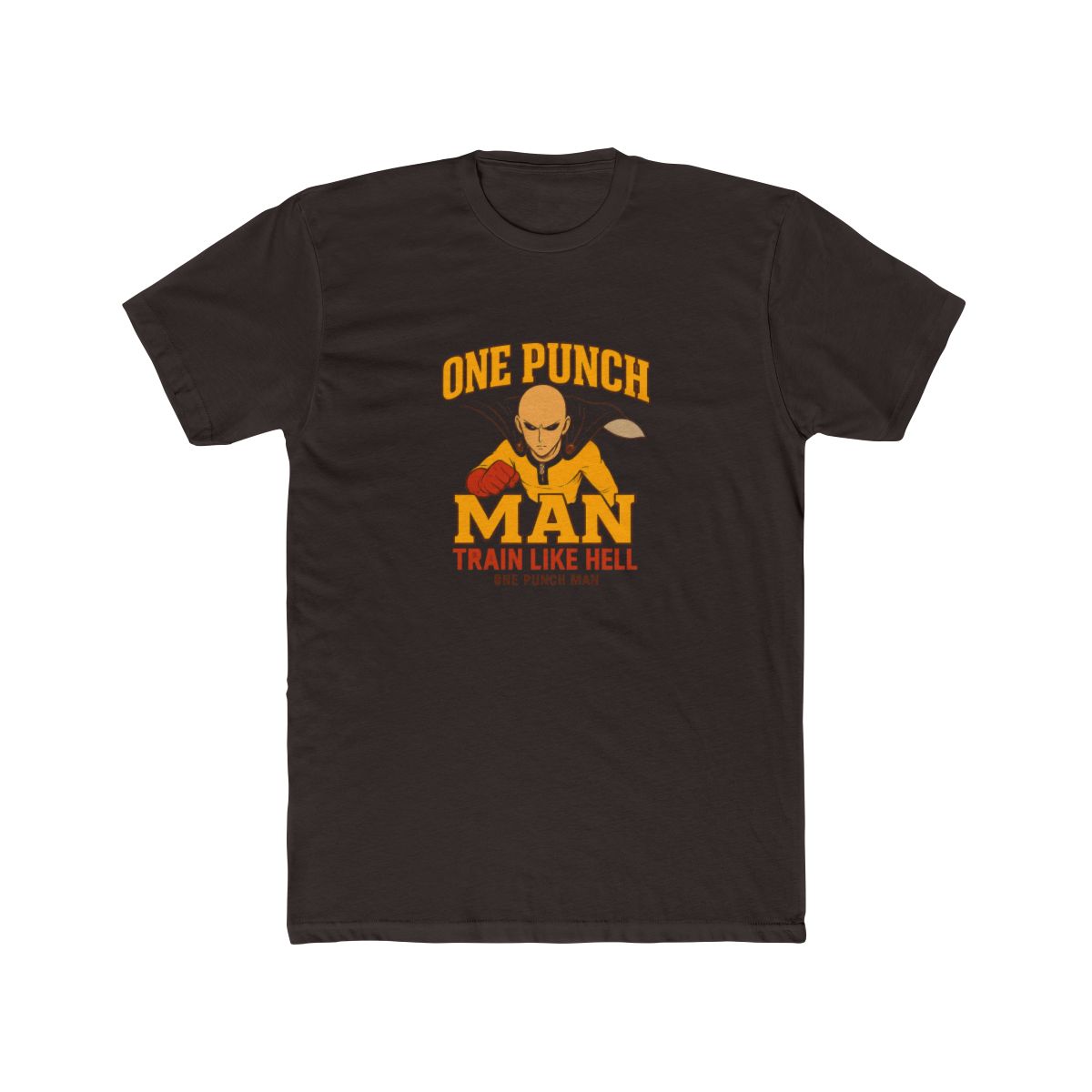 Saitama Train Like Hell One Punch Man T-Shirt - alternate angle 4, merchandise