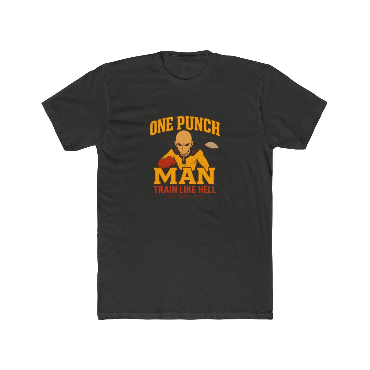 Saitama Train Like Hell One Punch Man T-Shirt - alternate angle 5, merchandise