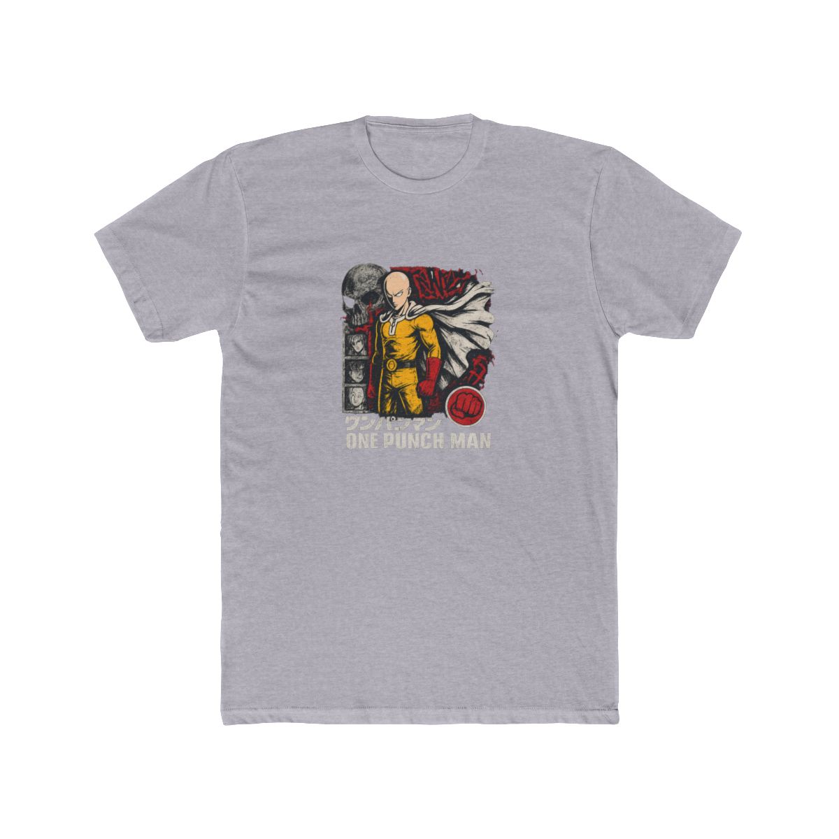 Saitama Hero for Fun One Punch Man T-Shirt - alternate angle 3, merchandise