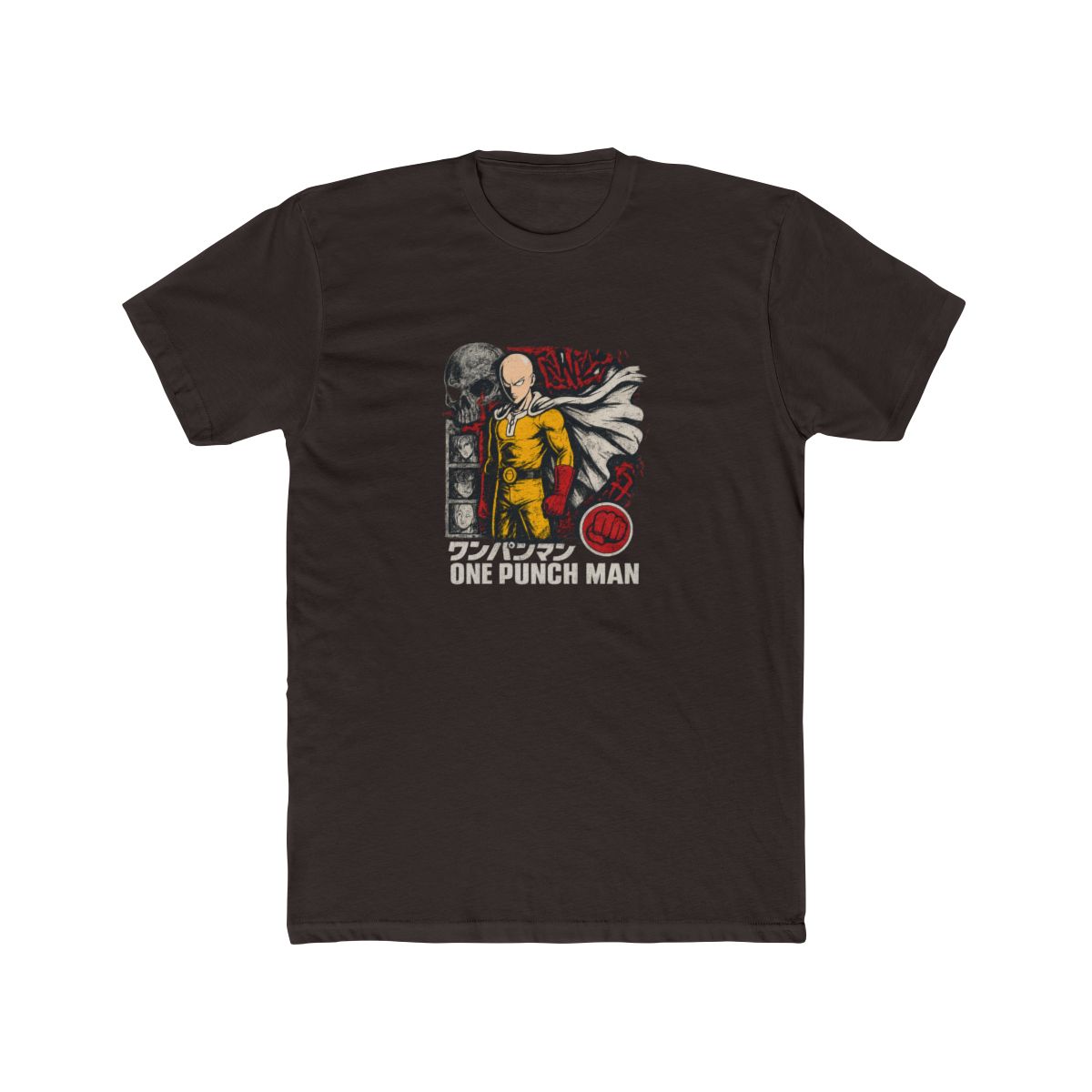 Saitama Hero for Fun One Punch Man T-Shirt - alternate angle 2, merchandise