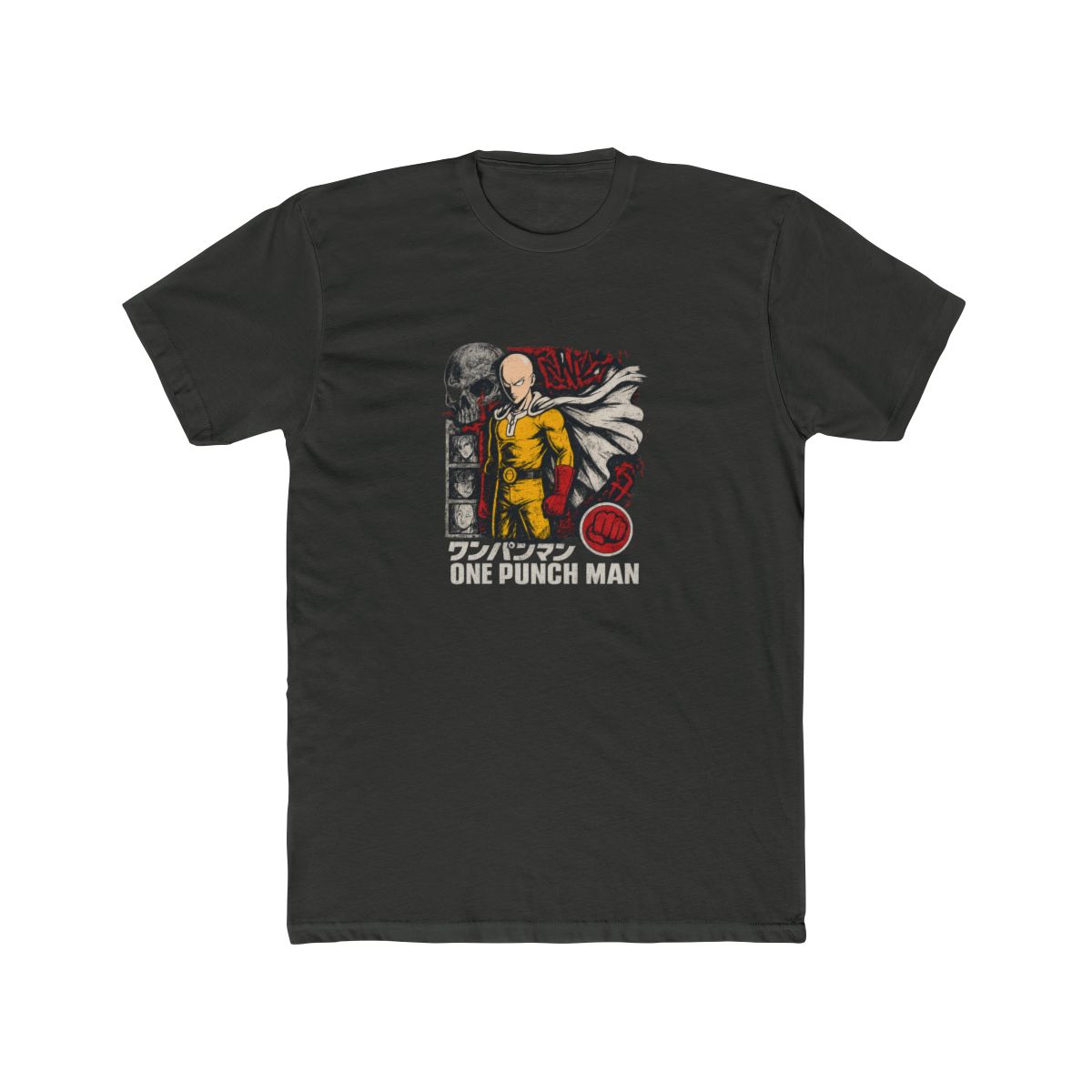 Saitama Hero for Fun One Punch Man T-Shirt - alternate angle 5, merchandise