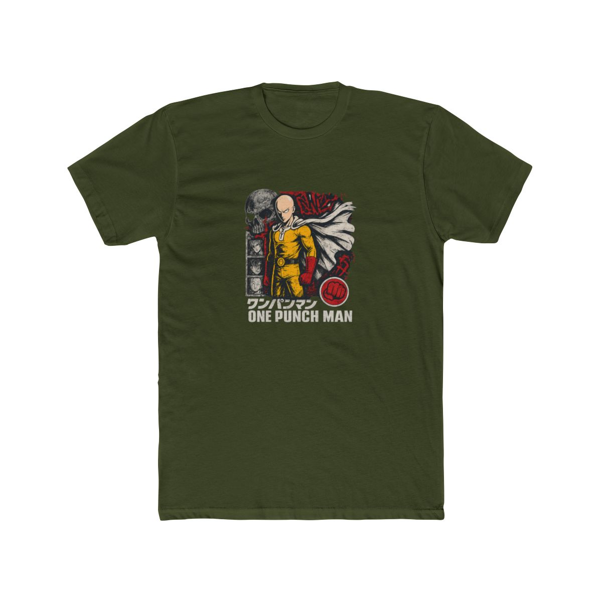 Saitama Hero for Fun One Punch Man T-Shirt - alternate angle 4, merchandise