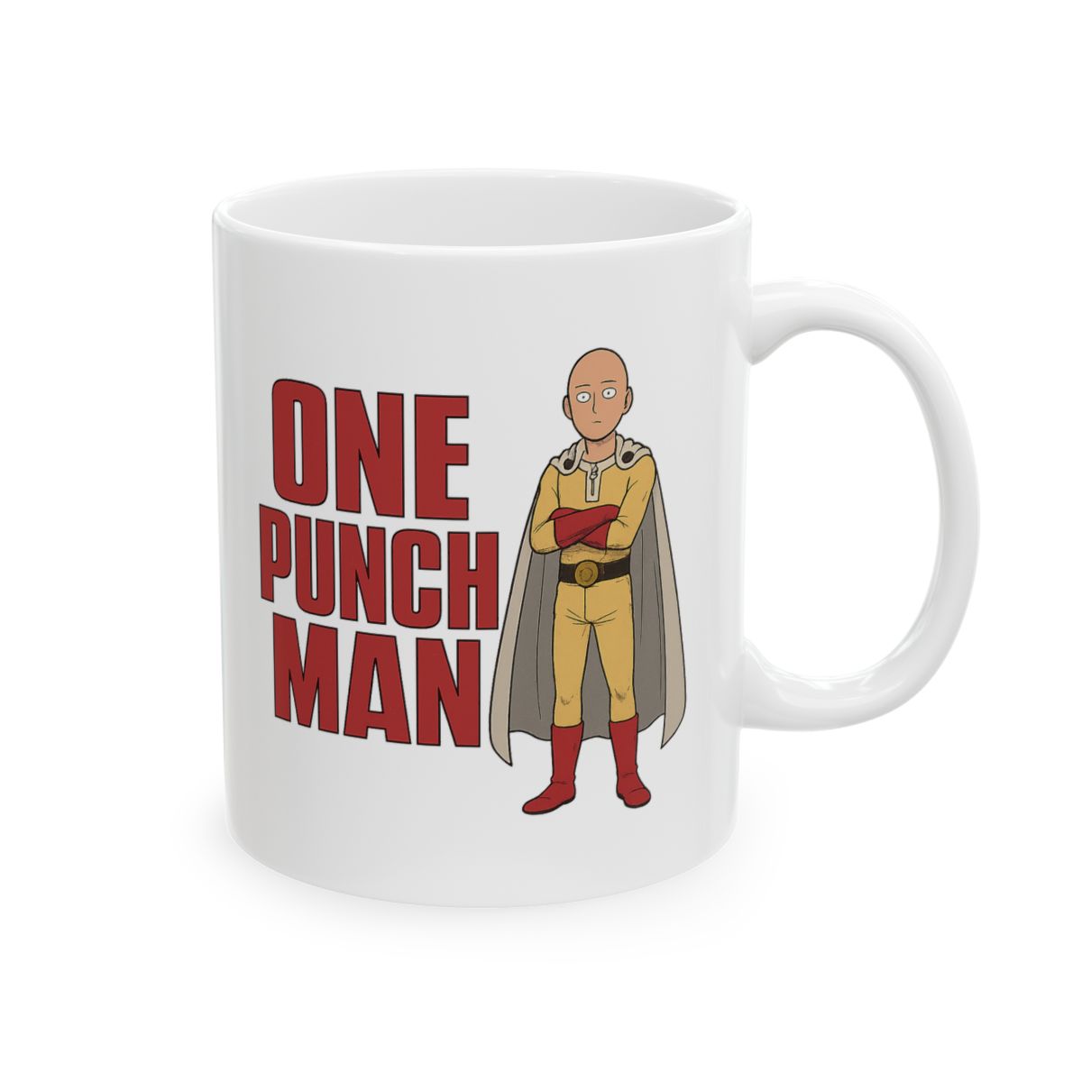 Saitama One Punch Hero | Anime Travel Mug, Saitama Tumbler, Otaku Gift - Official mugs-drinkware merchandise