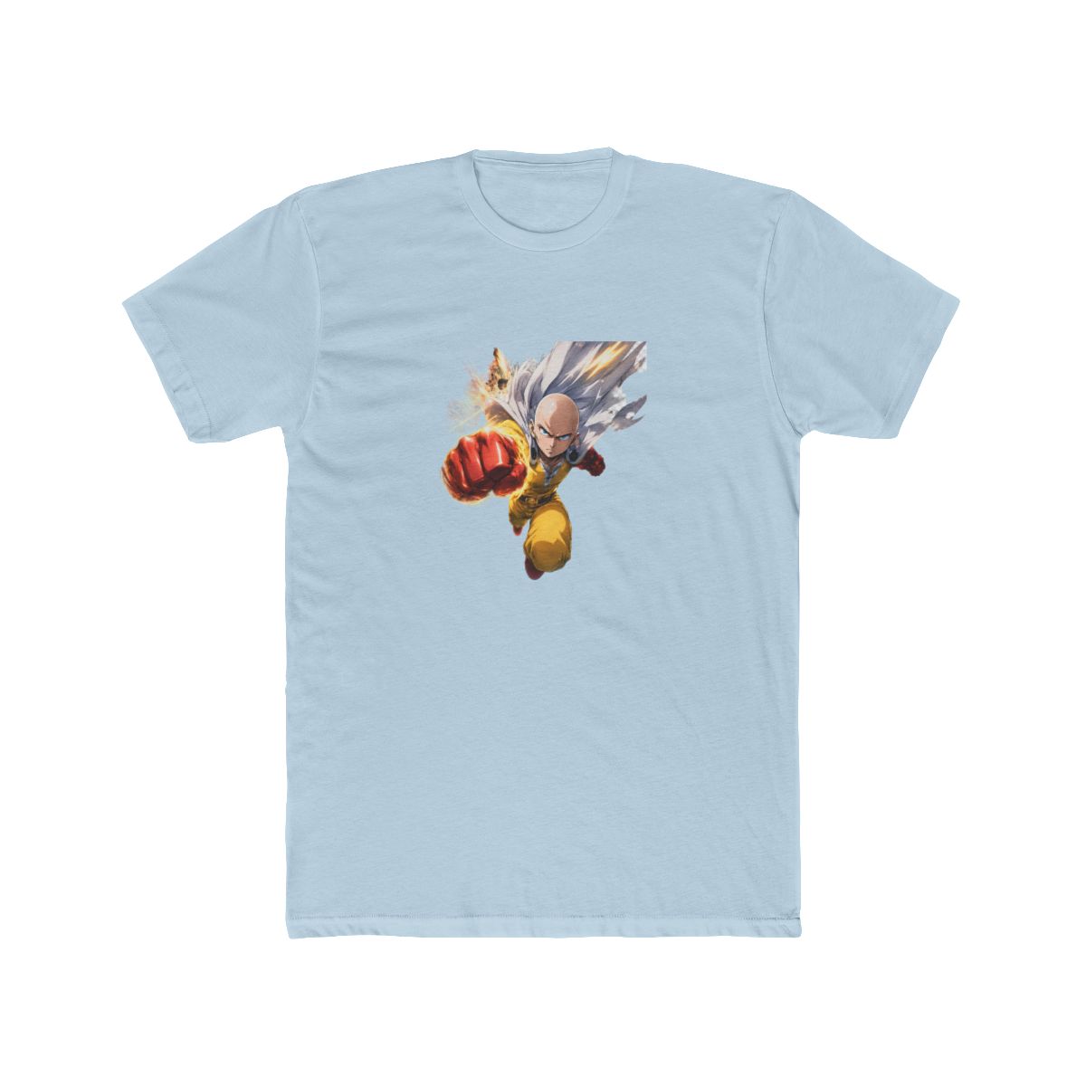 One Punch Man Saitama Power Front & Back T Shirt - Anime Hero Fan Gift - Official T-Shirts merchandise