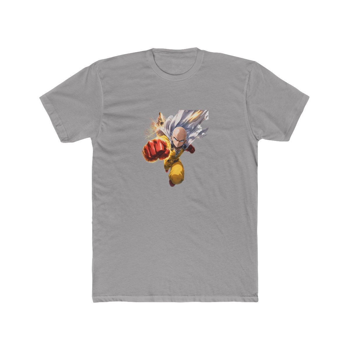 One Punch Man Saitama Power Front & Back T Shirt - Anime Hero Fan Gift - alternate angle 5, merchandise