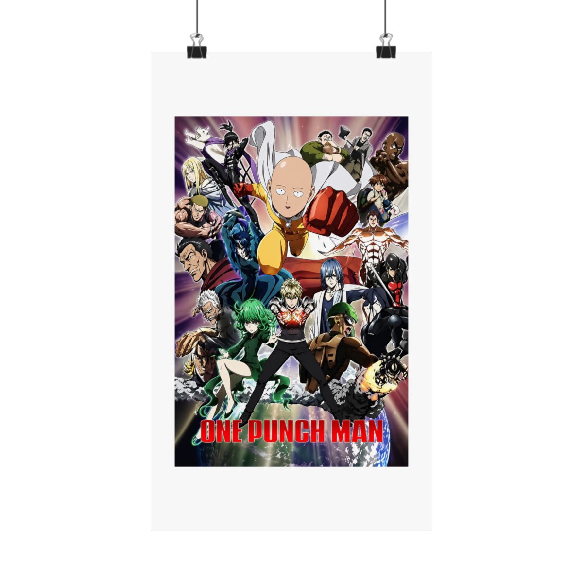 One Punch Man Poster Saitama Anime Posters Birthday Room Decorations Cool Wall Art Print Poster 12x18