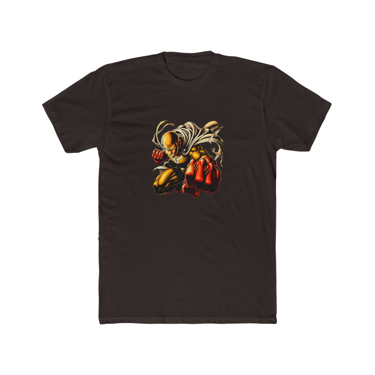 Saitama One-Punch Man Golden Punch Art T Shirt - alternate angle 4, merchandise