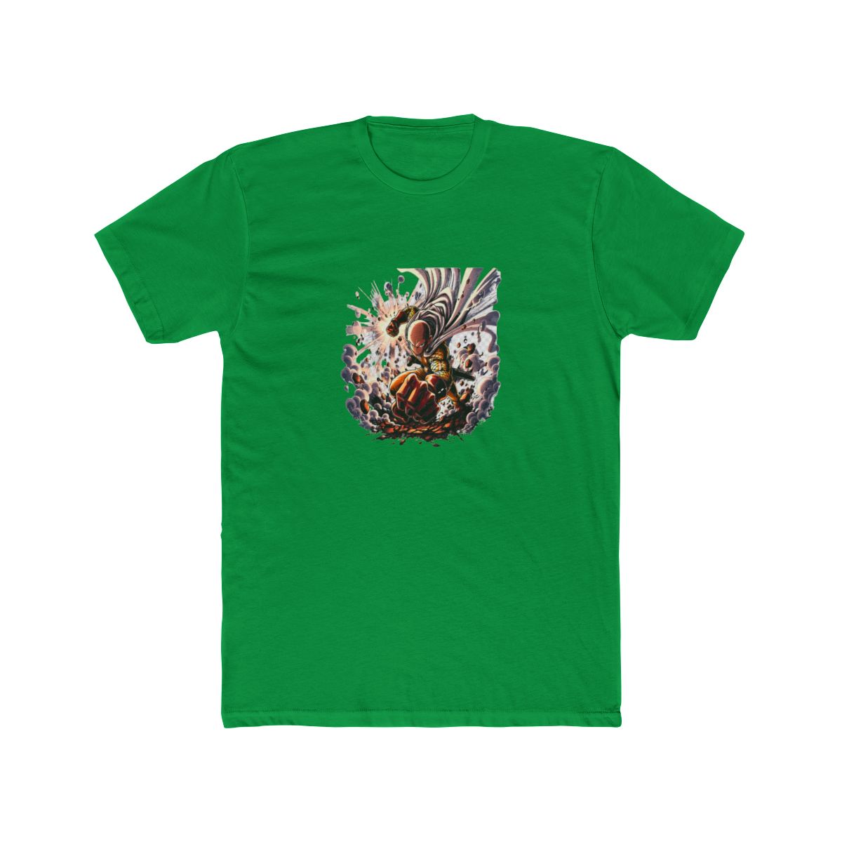 One-Punch Man Saitama Punch Art T Shirt - alternate angle 2, merchandise