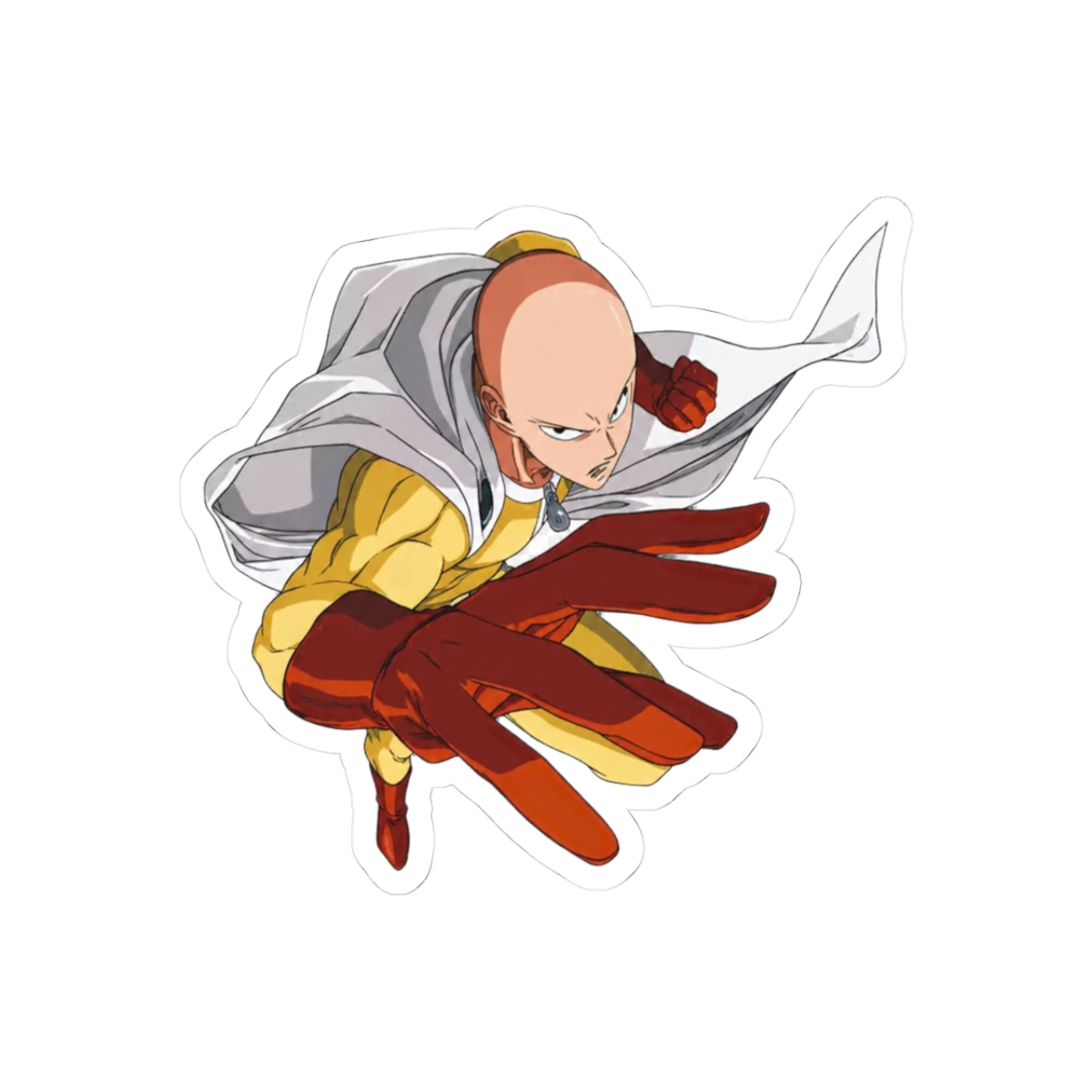 Saitama Serious One Punch Man, Kiss-Cut Sticker