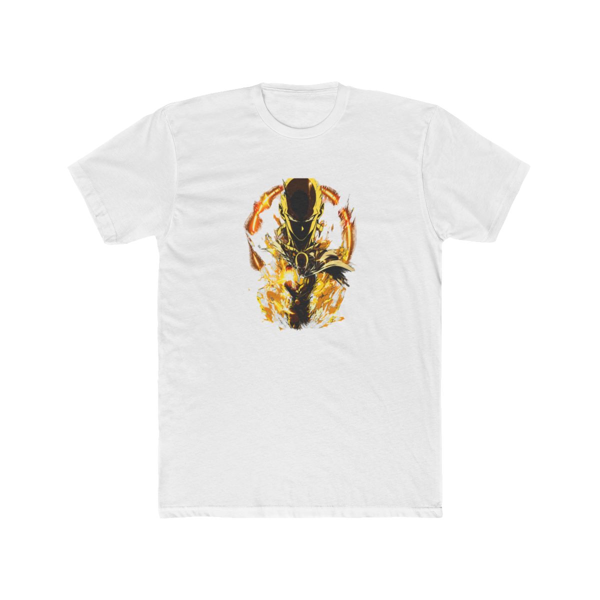 Saitama One Punch Man Fan Art T Shirt - alternate angle 5, merchandise