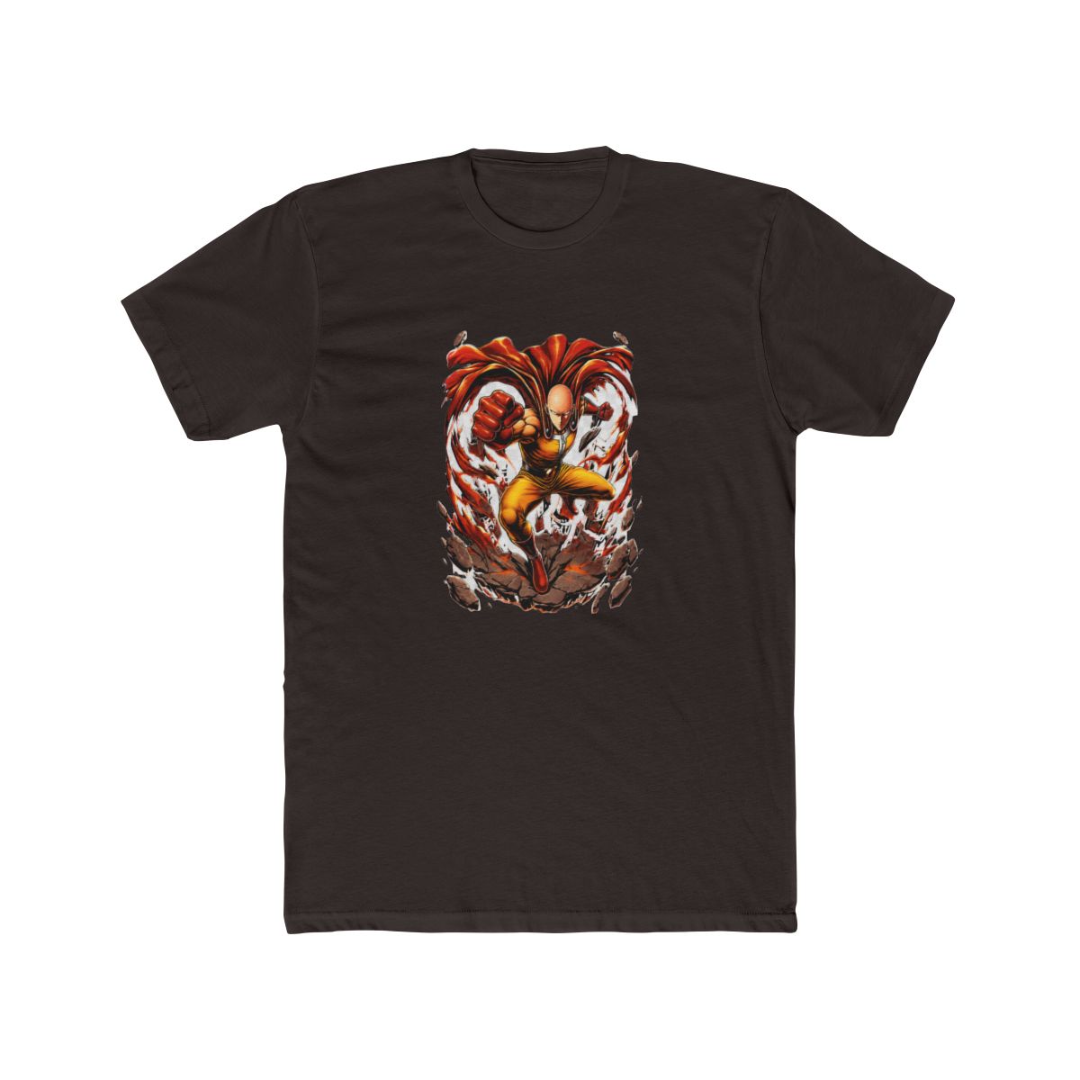 Saitama Punch Pose One Punch Man T Shirt - alternate angle 4, merchandise