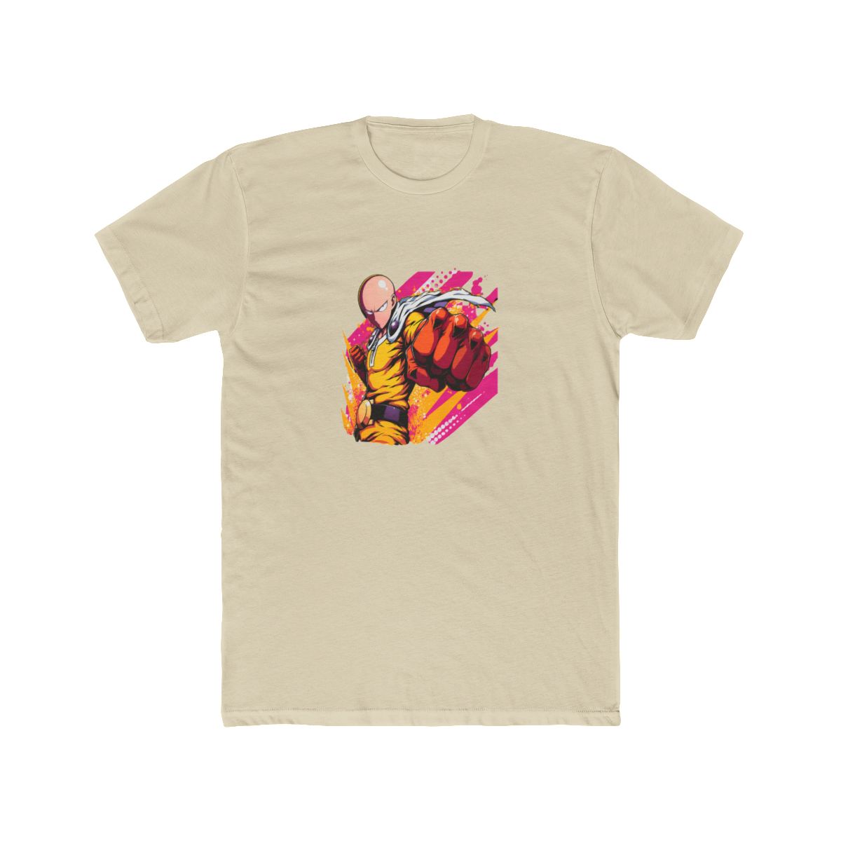 Saitama One Punch Man Bold Pose T Shirt - alternate angle 4, merchandise