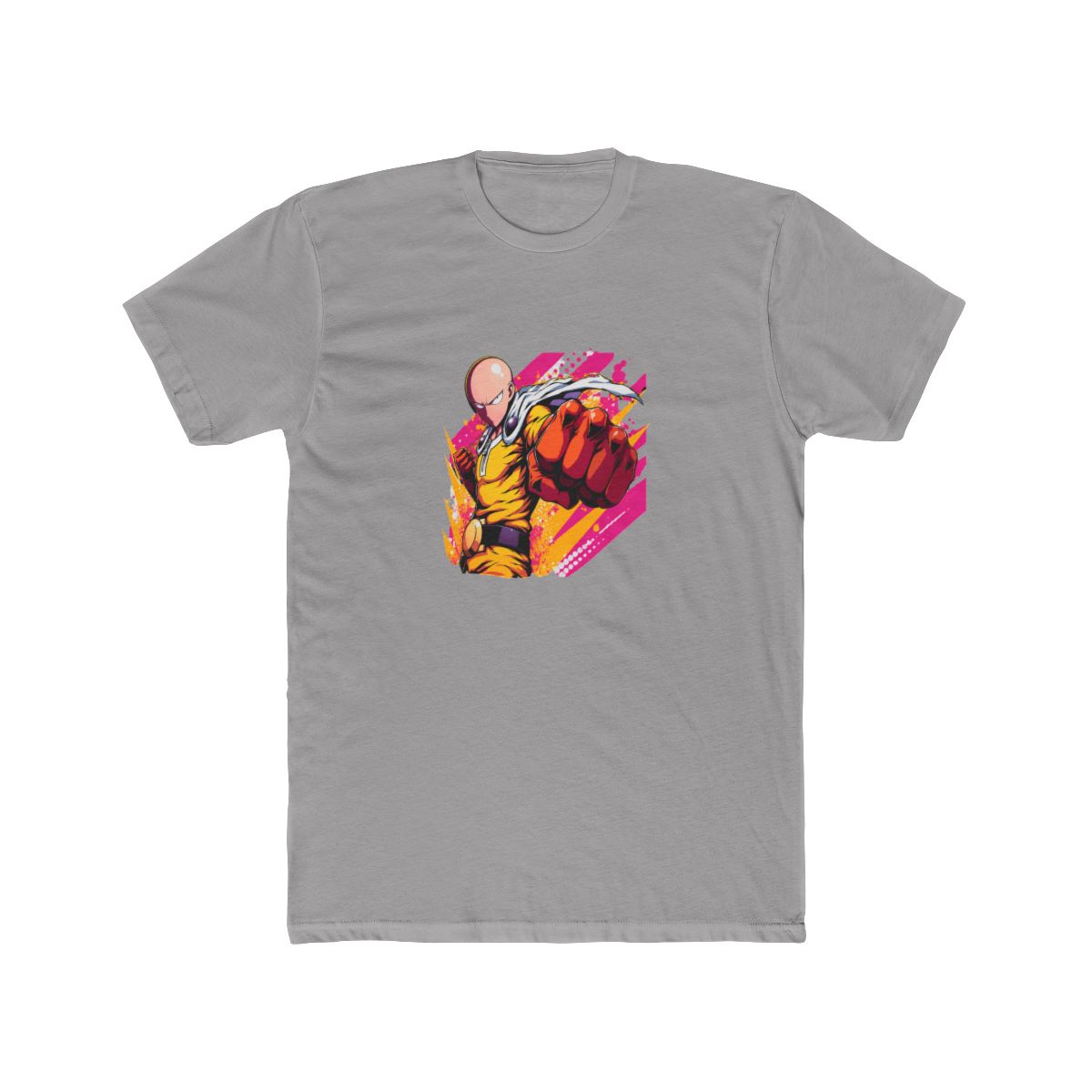 Saitama One Punch Man Bold Pose T Shirt - alternate angle 2, merchandise