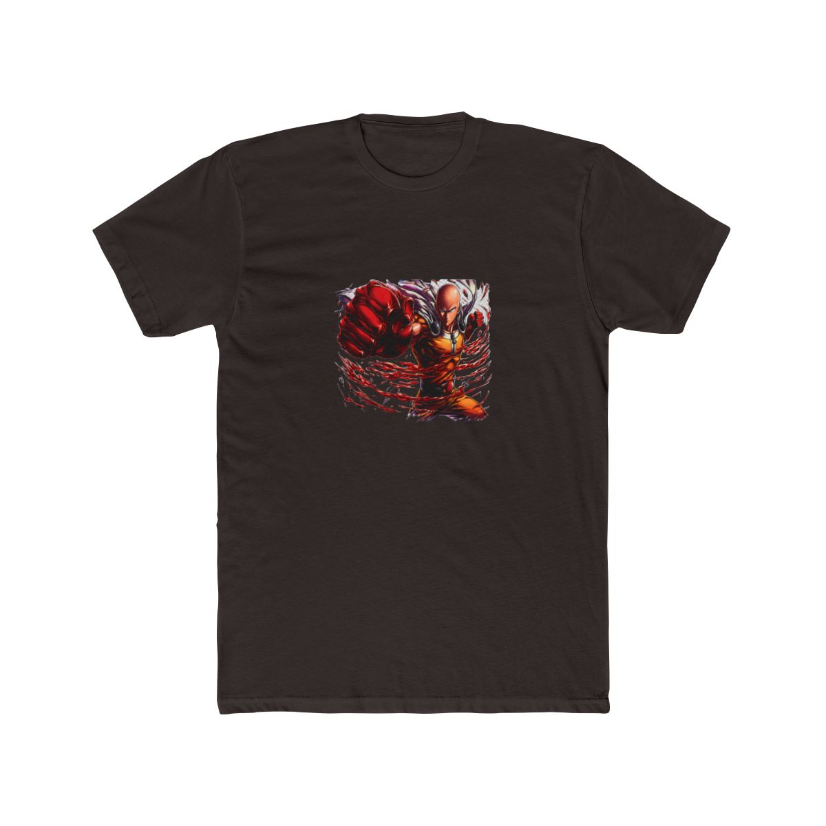 Saitama One Punch Man Punch T Shirt - alternate angle 2, merchandise