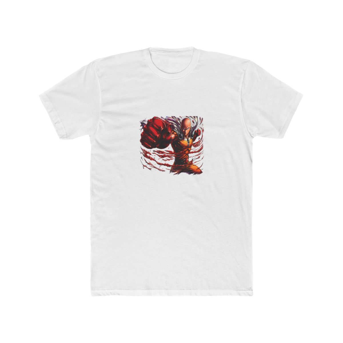 Saitama One Punch Man Punch T Shirt - alternate angle 3, merchandise