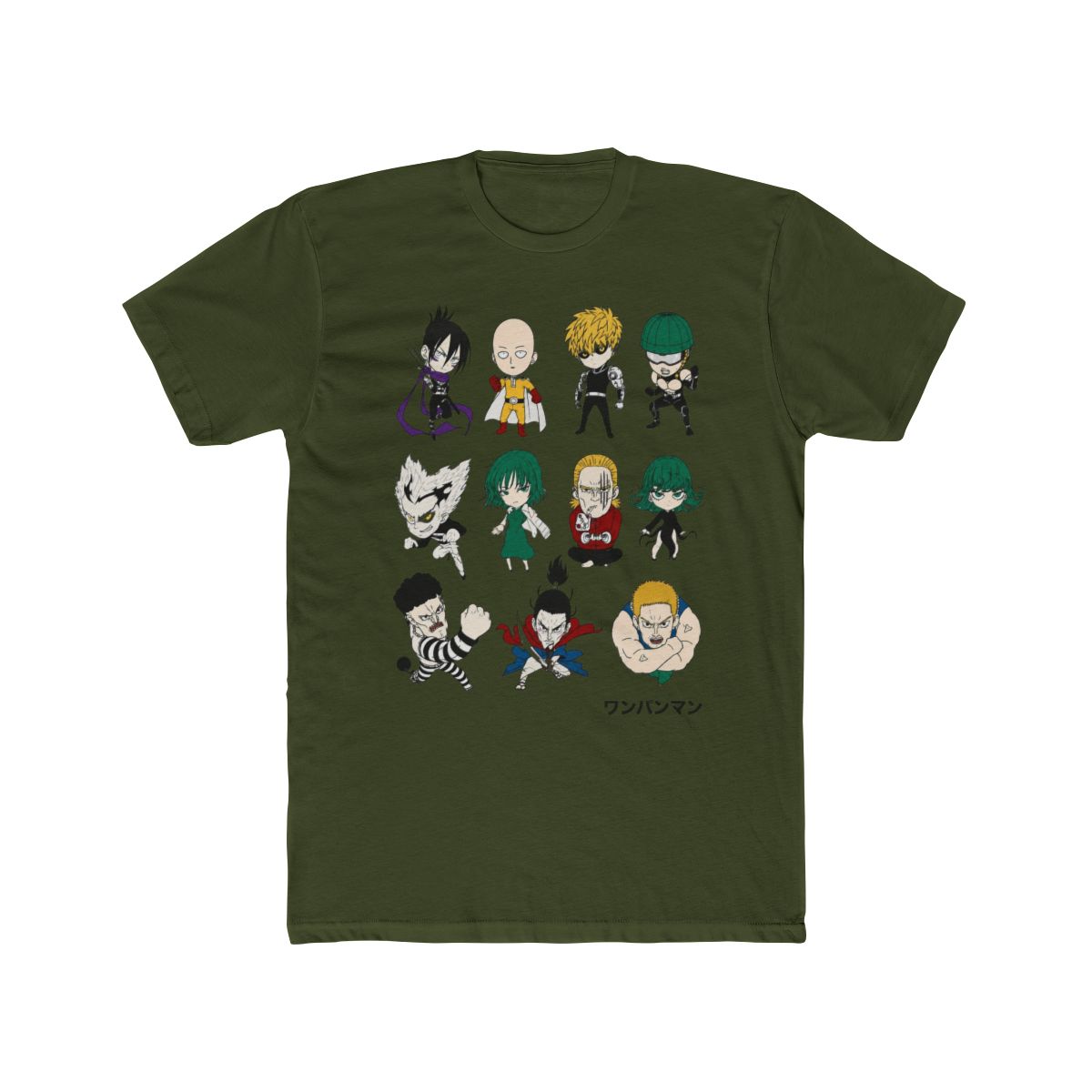 One Punch Man Character Collage T Shirt - alternate angle 4, merchandise