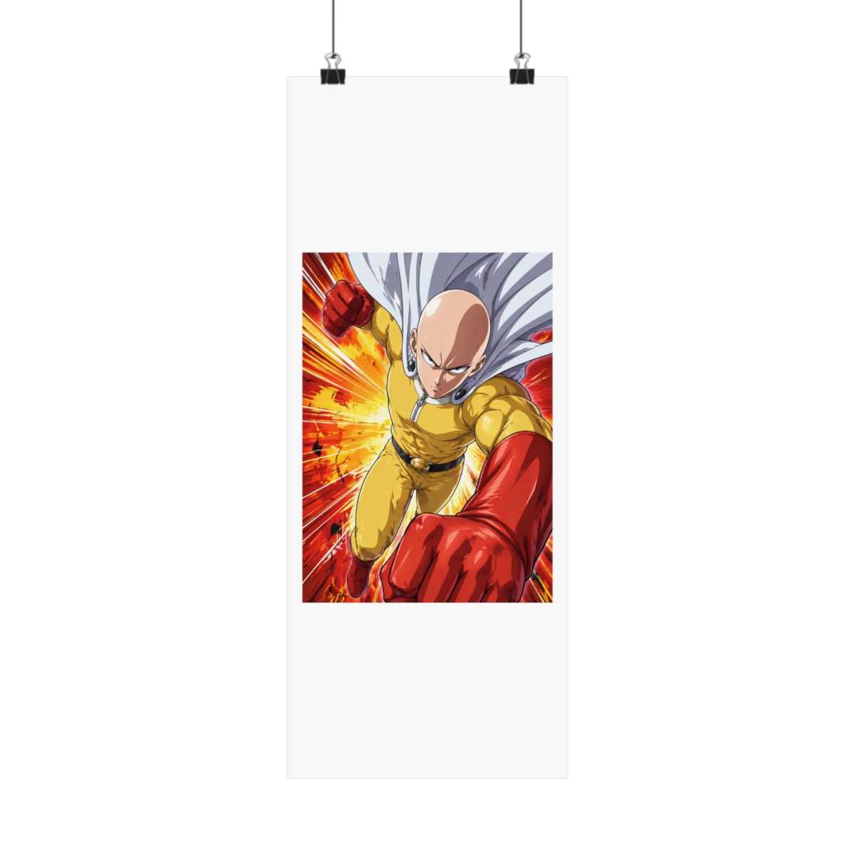 JUST FUNKY One Man Punch Foil Print Saitama 16oz Carnival Cup w/Straw & Lid - alternate angle 5, merchandise