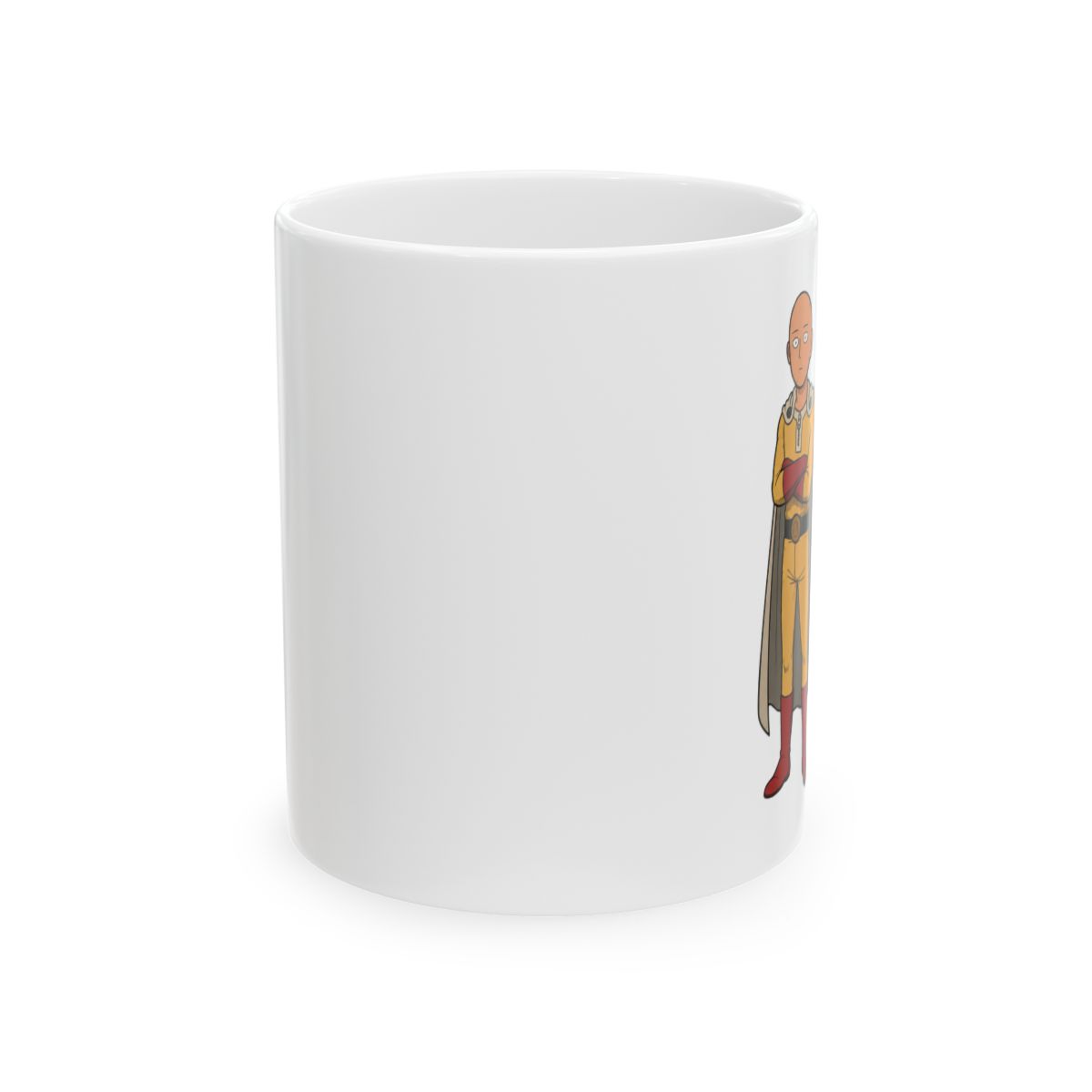 One Punch Man Saitama Hero Travel Tumbler Mug - alternate angle 1, merchandise